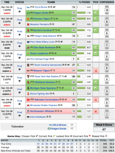espn pick'em 2013 week 9